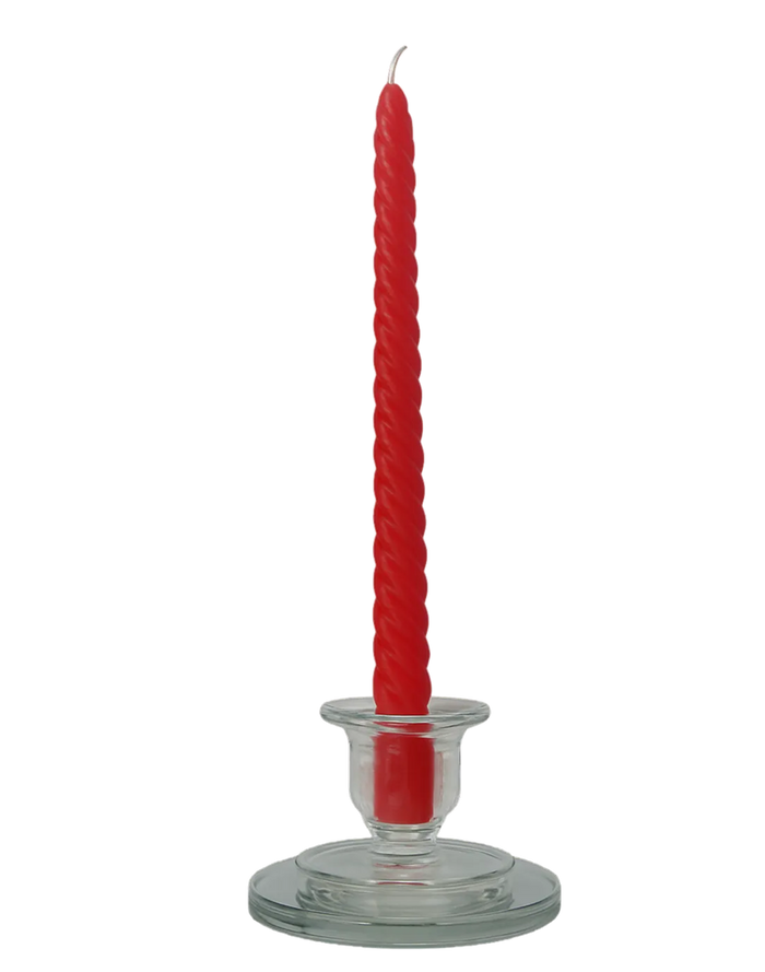 10" Taper Swirl Candles - Case of 24