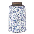 10.5" Blue Transferware Vase