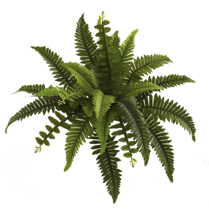 14 - in Artificial Boston Fern (Set of 6) – Lifelike Faux Ferns - Ed's Plant Shop