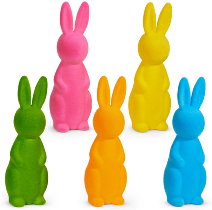 20" Bright Flocked Bunny
