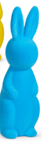 20" Bright Flocked Bunny