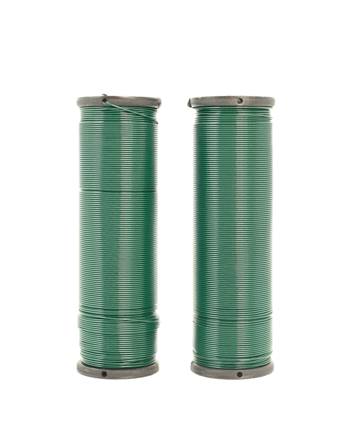 22 Gauge Green Spoil Wire - Pack of 2- 100Y/Roll