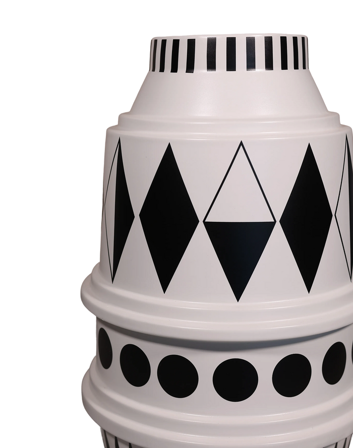 2D Tempo Vase- Harlequin Collection Multicolor
