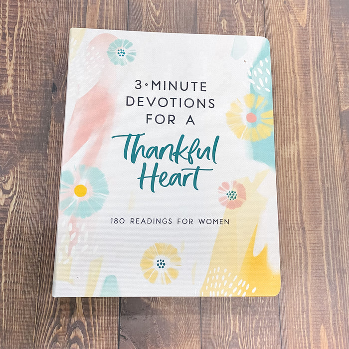 3-Minute Devotions for a Thankful Heart: 180 Readings for Women - Lyla's: Clothing & Gifts - Online and Rockwall Texas Boutique