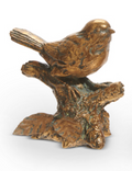 4" Antique Gold Bird on Branch