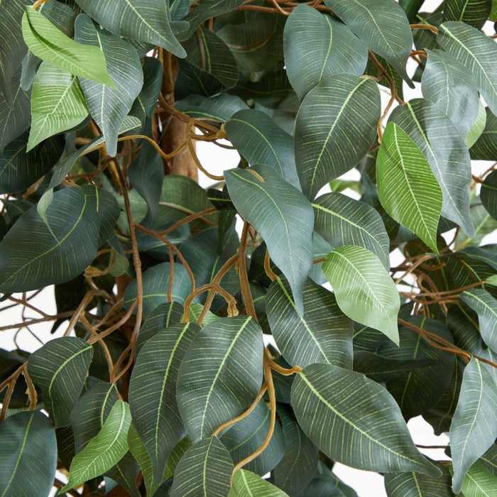 6' Silk Ficus Tree – Lifelike Polyester Indoor Artificial Tree - Ed's Plant Shop