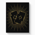 Aces Golden Radiance — aces golden radiance white studio framed black