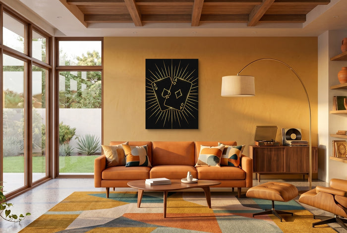 Aces Golden Radiance — aces golden radiance living room interior space 1port flush print