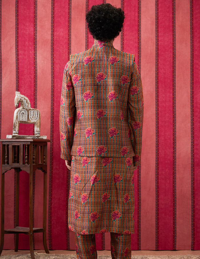Adah Bundi With Kurta Set