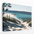 Afternoon Beach - Beach Canvas Wall Art