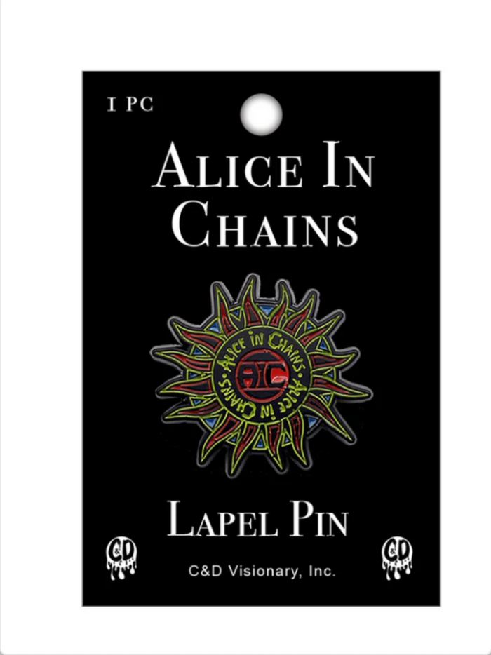 Alice In Chains "Sun Logo" Pins