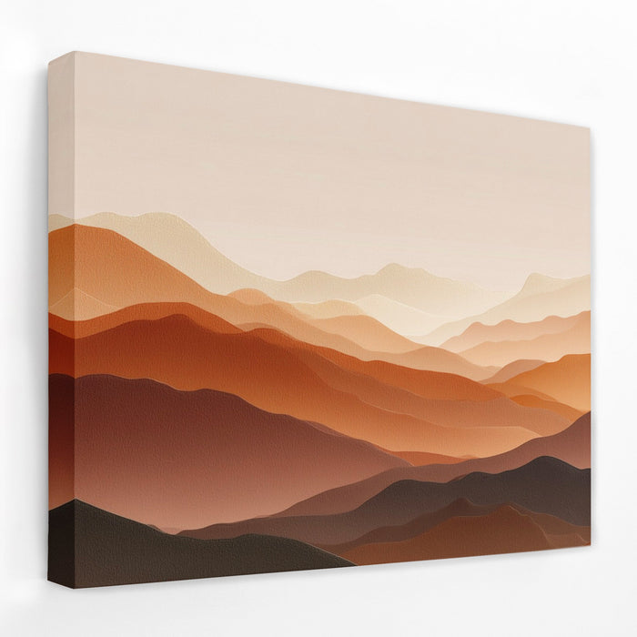 Amber Horizons Dream - Luxury Wall Art