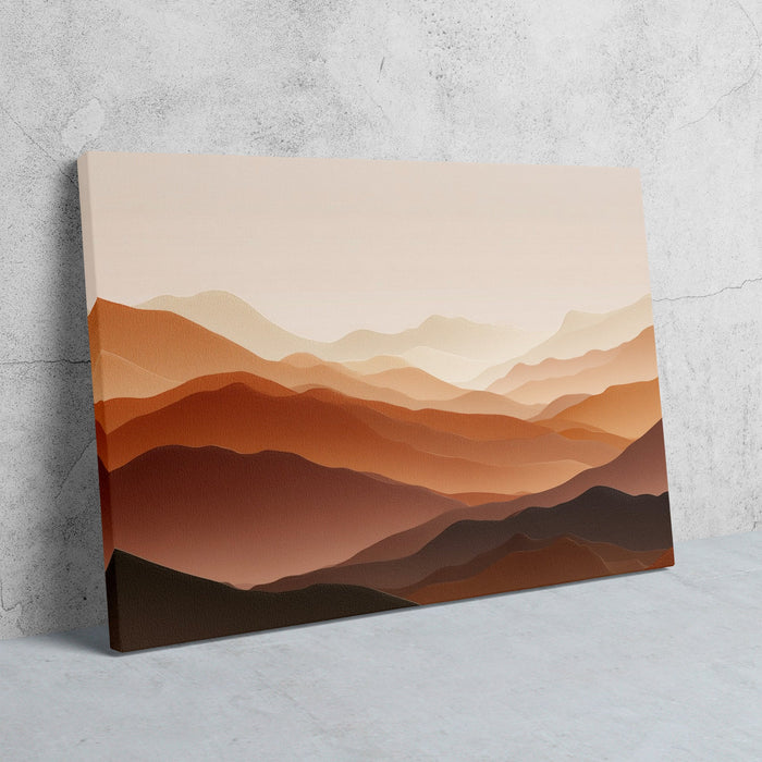 Amber Horizons Dream - Luxury Wall Art