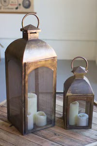 Antique Brass Lantern