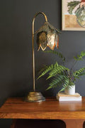 Antique Brass Tulip Lamp