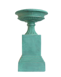 Antique Verdigras Valmont Urn-14"H Green