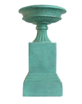 Antique Verdigras Valmont Urn-17"H