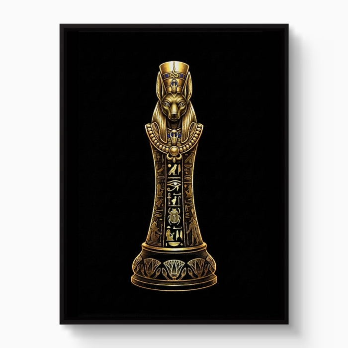 Anubis Golden Sovereign — anubis golden sovereign white studio framed black