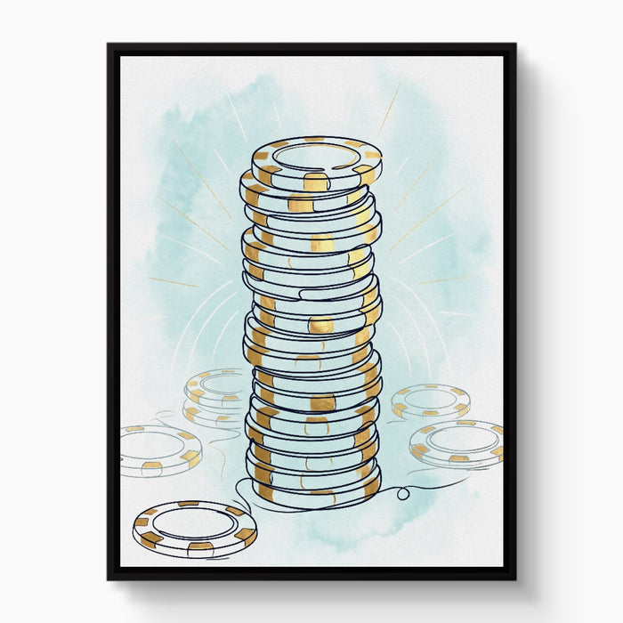 Aqua Wager - Luxury Wall Art