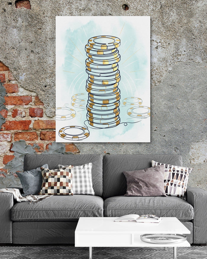 Aqua Wager - Luxury Wall Art