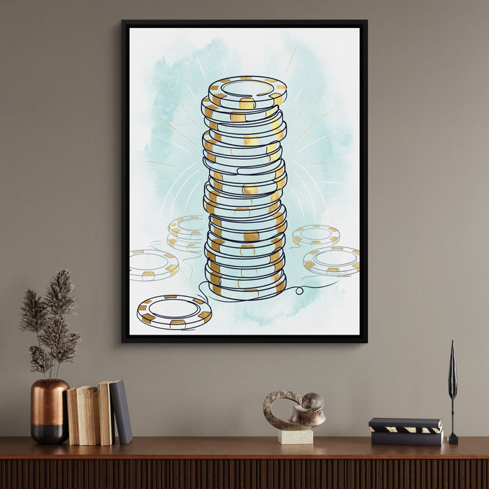 Aqua Wager - Luxury Wall Art