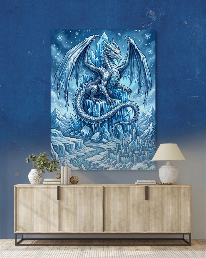 Arctic Dragon — arctic dragon psd royal blue console 1port flush print