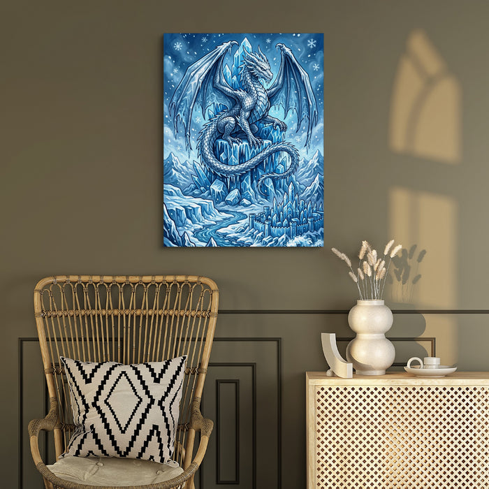 Arctic Dragon — arctic dragon sq chair wall v2 1port flush print
