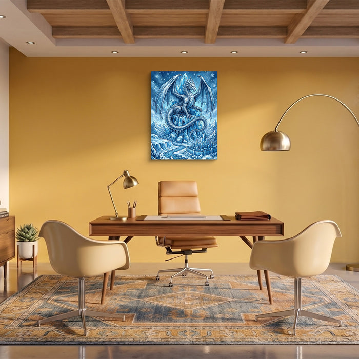 Arctic Dragon — arctic dragon sq fun office 1port flush print