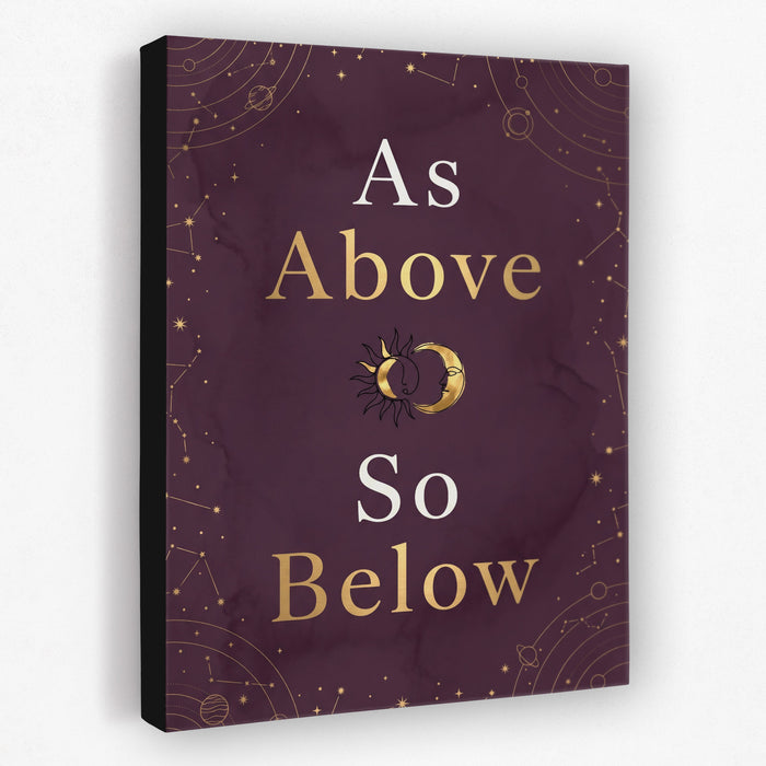 As Above Celestial — as above celestial side view black wrap