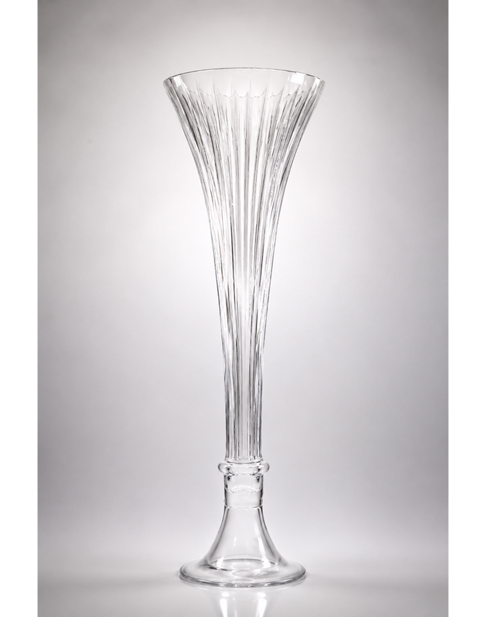 Ashley Fluted Trumpet Vase
