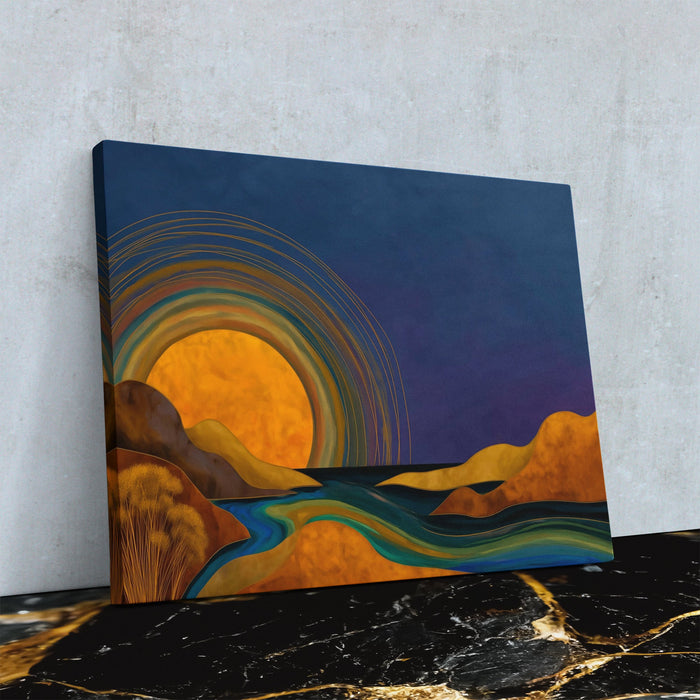 Aurora Mountain Dawn - Luxury Wall Art