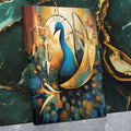 Aurora of the Peacock - Animals Canvas Wall Art