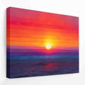 Aurora Sunset - Horizontal Canvas Wall Art