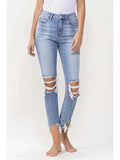 Aurora Super High Rise Straight Leg Jeans
