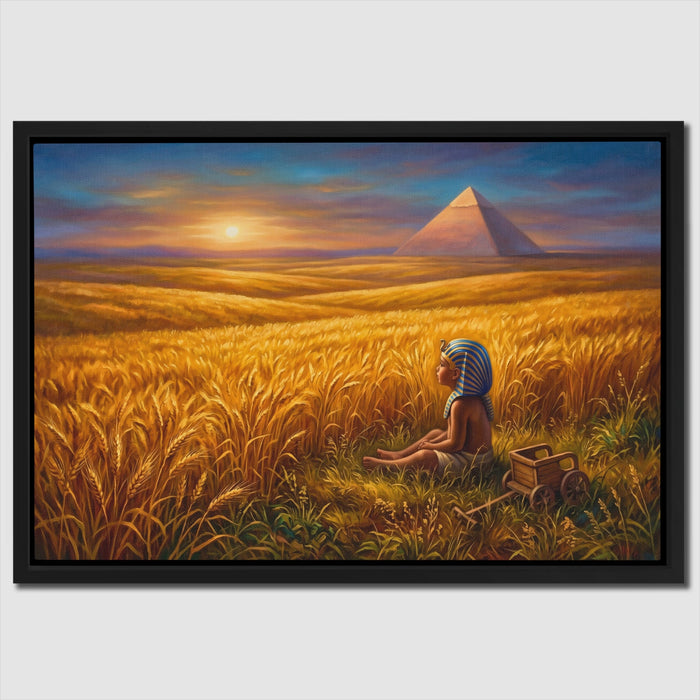 Baby Pharaoh Sunset canvas wall art