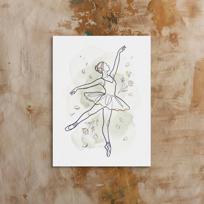 Ballerina Golden Dance — ballerina golden dance sq bed 1 clay beige 1port flush print