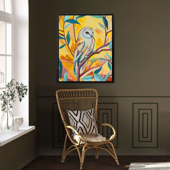 Barn Owl - Large Canvas Print