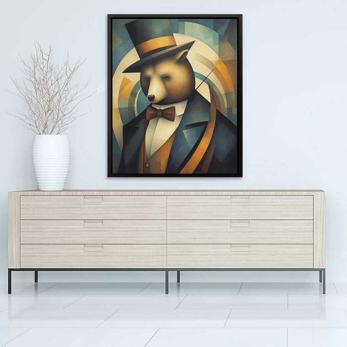 Bear Marketing - Wall Art in Black Frame