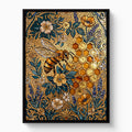 Bee Golden Mosaic - Luxury Wall Art