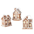Big Lighted Gingerbread House Ornament