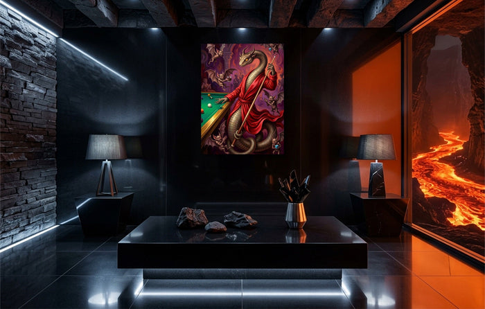 Billiards Serpent - Luxury Wall Art