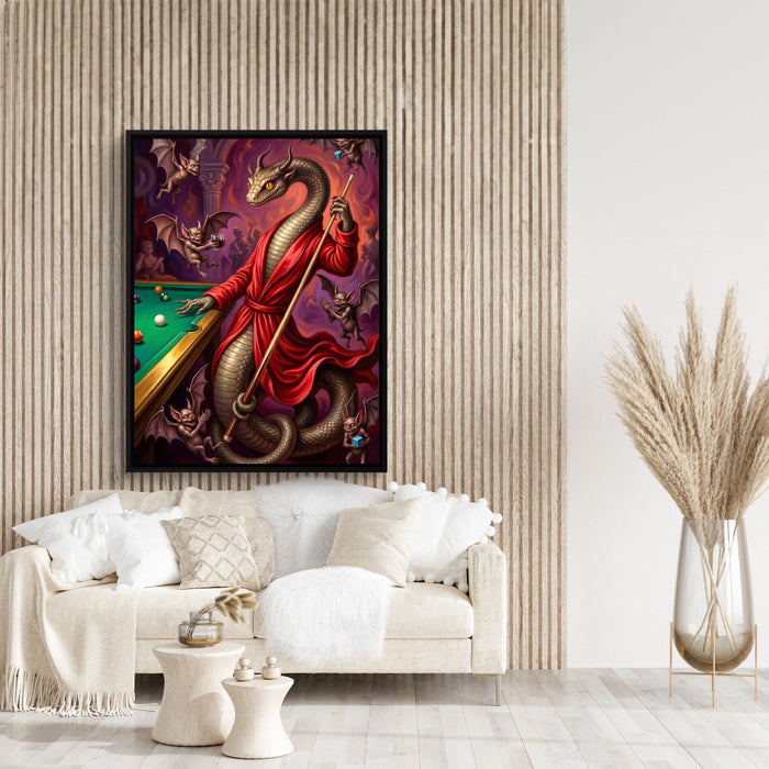 Billiards Serpent - Luxury Wall Art