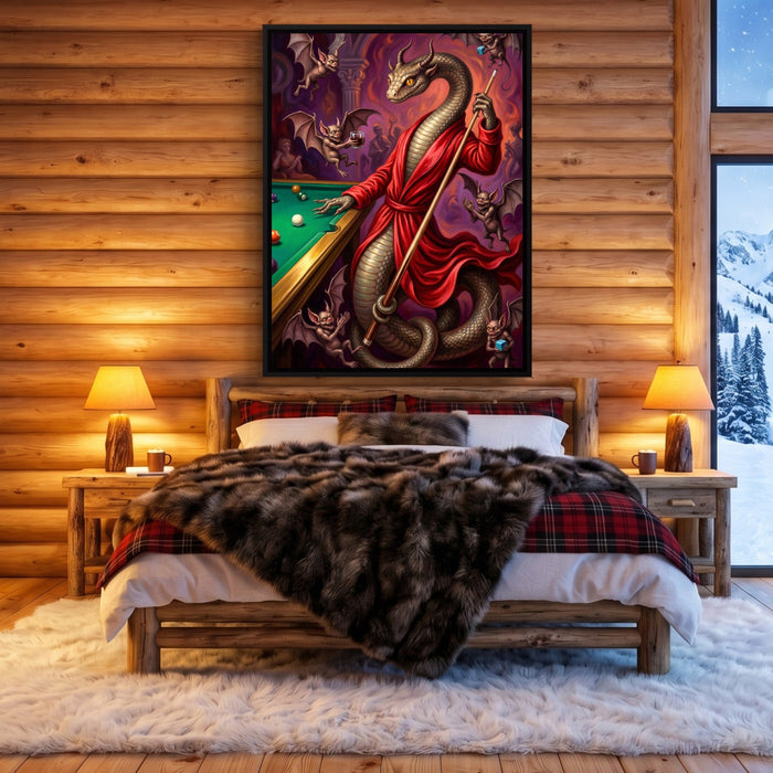 Billiards Serpent - Luxury Wall Art