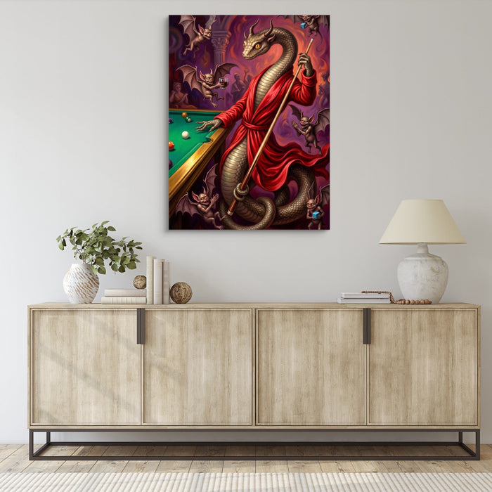Billiards Serpent - Luxury Wall Art