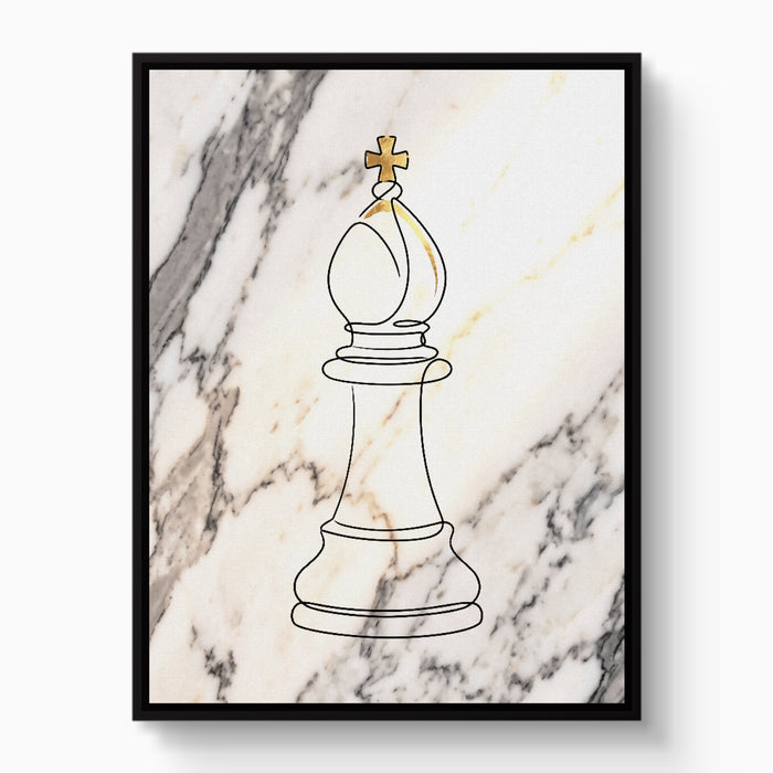 Bishop Golden Marble — bishop golden marble white studio framed black