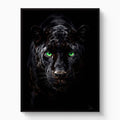 Black Panther Emerald Stare - Luxury Wall Art