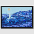 Blue Boats Harbor — Blue Boats Harbor Close Up Landscape 54