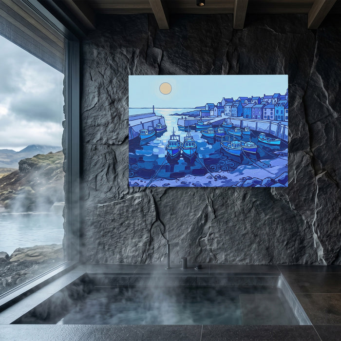 Blue Boats Harbor — Blue Boats Harbor Sauna Dark Land 166