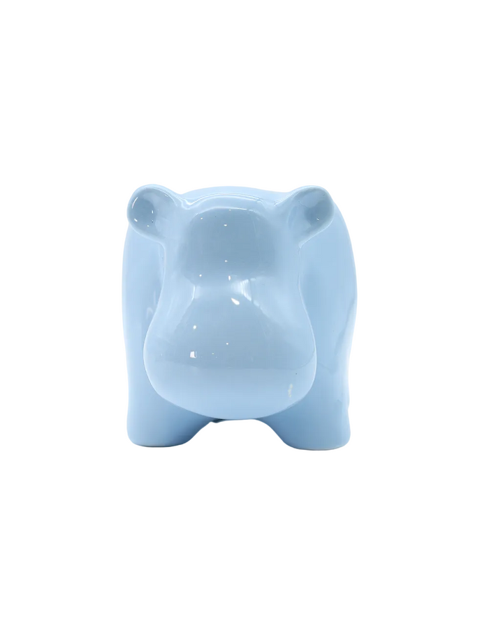 Blue Hippo Pod Vase