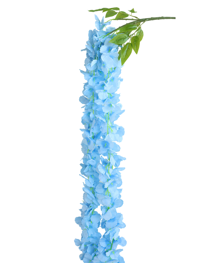 Blue Wisteria Bunch-45" Blue